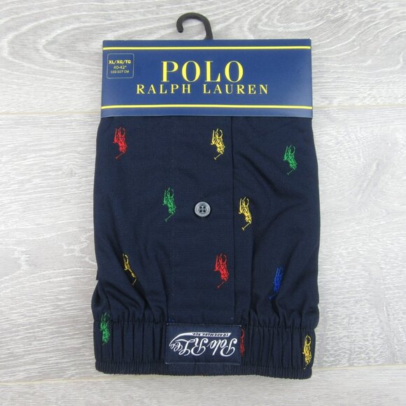 Polo Ralph Lauren Boxer Briefs Men's Size XL Multi Pony Print NEW - Picture 2 of 9